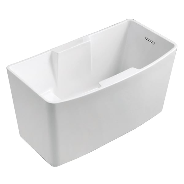 Aqua Eden 51.19 L, 27.75 W, Glossy White, Acrylic VTSQ512827S - main